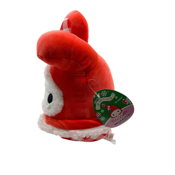 Squishmallow Sanrio 2023 Hello Kitty 8" My Melody Santa Plush Stuffed Toy NWT - Picture 5 of 9